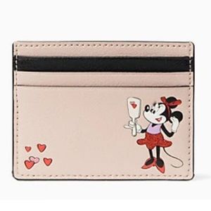 Kate Spade Graphic Disney X Minnie Small Slim Cardholder.
